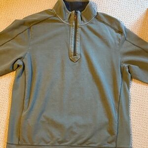 Tommy Bahama Green Quarter-Zip Pullover Large